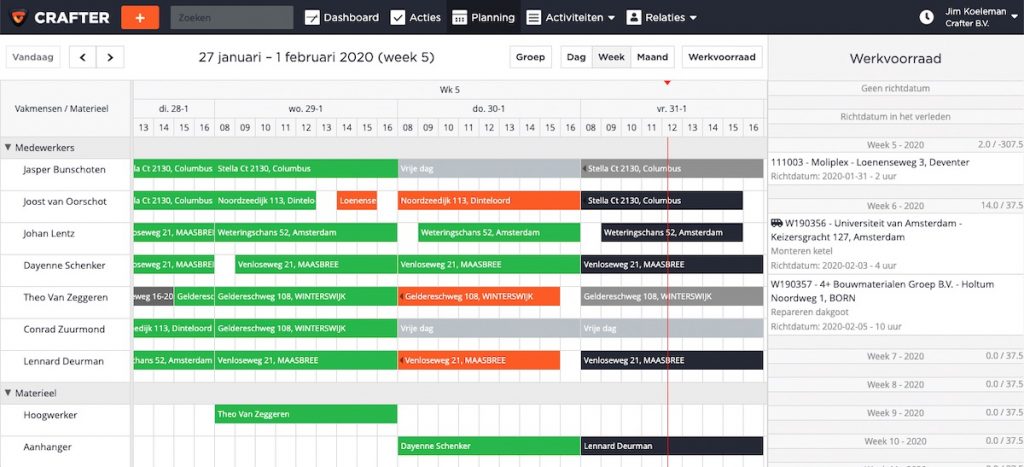 planningsprogramma